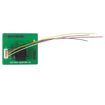 1 шт. Адаптер PCF79XX зеленого цвета PC + Металлические электронные аксессуары для программатора VVDI PROG