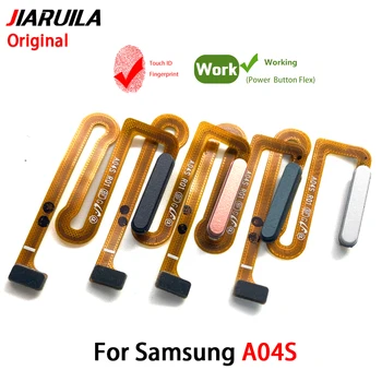 10 Шт. отпечатков пальцев для Samsung A04S Touch ID с отпечатком пальца Включение выключение питания Кнопка Home Боковая клавиша Гибкий кабель