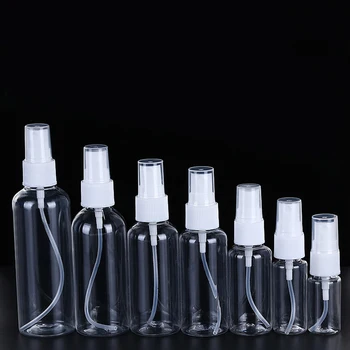 10шт пластиковых флаконов-распылителей пластиковая бутылка прозрачный флакон-распылитель для миниатюризации лица домочадца емкостью от 10 мл до 100 мл