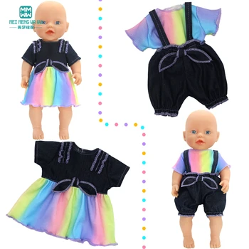 14-дюймовая Кукольная одежда Baby Nenuco Nancy Doll Модный мультяшный костюм платье куртка