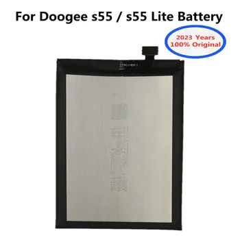 2023 Года 100% оригинальный аккумулятор для DOOGEE S55/s55 Lite 5500 мАч Высококачественная Сменная Батарея + Номер для отслеживания