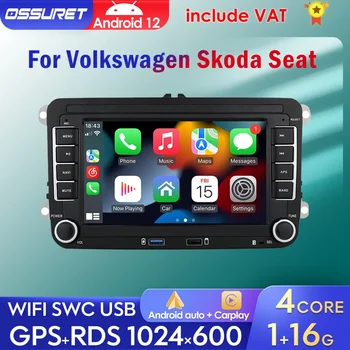 4G 64G Android Автомобильный Радио Мультимедийный Плеер Для VW Amarok Golf 56 Универсал Универсал Polo Passat Седан CC Skoda Yeti Seat Altea Carplay