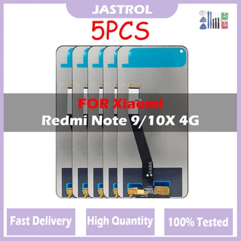 5 Шт./лот Для Xiaomi Redmi Note 9 Замена ЖК-экрана дисплея Для Redmi 10X 4G LCD M2003J15SG ЖК-дисплей M2003J15SC Запчасти