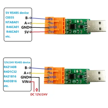 5X CH340 SP485 WIN10 MAC LINUX rep MAX485 MAX3485 SP3485 для PLC PTZ Modubs Модуль Реле Modbus Плата Преобразователя шины USB в RS485