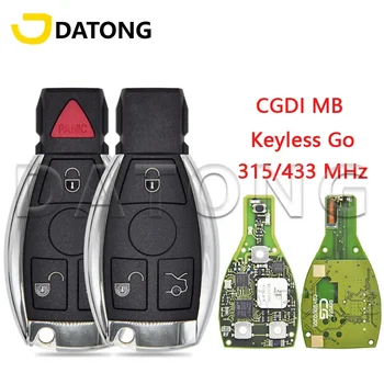 Datong World CGDI Автомобильный Ключ Дистанционного Управления Для Mercedes Benz W164 W166 W204 W207 W212 W216 W221 W251 Keyless Go 315/433 МГц Карта