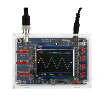 DSO138 Набор цифровых осциллографов Electronic Diy, совместимый с однокристальным микрокомпьютером STM32F103C8T6 в сборе для сварки
