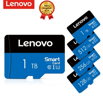 Lenovo Micro TF Mini SD Card 2TB U3 V30 4K Full HD Карта Памяти 1TB 512GB 256GB 128GB TF Флэш-Карта Памяти Для Телефона / компьютера