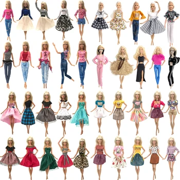 NK 10 компл. Mash Up 1/6 Одежда принцессы Наряд Красивая Праздничная юбка Топ Модное платье для куклы Барби Аксессуары Подарочная игрушка JJ