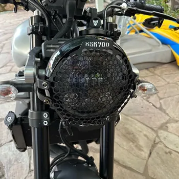 XSR 900 Для Yamaha XSR900 2016 2017 2018 2019 2020 2021 Мотоциклетный Винтажный Протектор Фары Решетка Головного света Крышка Лампы