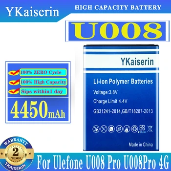 YKaiserin Высококачественный Аккумулятор U008 Pro для смартфона Ulefone U008 PRO 4G 5,0 дюймов MTK673 Baterij + Номер трека