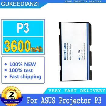 Аккумулятор GUKEEDIANZI P3 для ASUS Projector P3, аккумулятор большой мощности, 3600 мАч