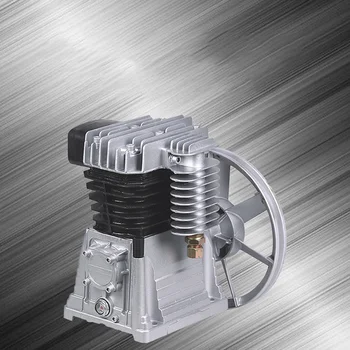 головка воздушного компрессора мощностью 2,2 кВт, используется для обустройства дома, ремонта автомобилей, погружной воздушный насос, соединенная головка двухцилиндрового насоса