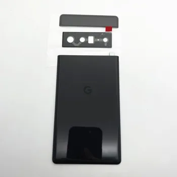 Для Google Pixel 6 6 Pro Задняя крышка батарейного отсека, задняя стеклянная крышка корпуса с заменой объектива камеры
