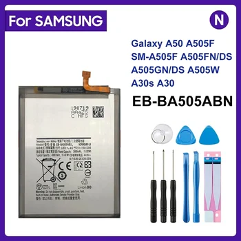 Для SAMSUNG EB-BA505ABN EB-BA505ABU 4000 мАч Аккумулятор Для SAMSUNG Galaxy A50 A505F SM-A505F A505FN/DS/GN A505W A30s A30 + Инструменты