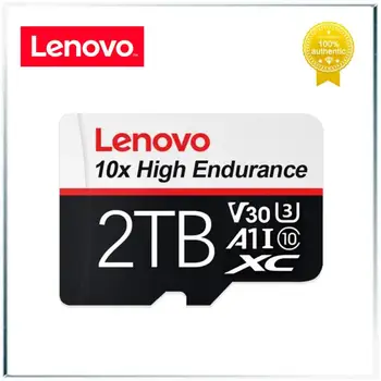 Карта флэш-памяти Lenovo A2 V30 2 ТБ/1 ТБ Micro TF SD Card Высокоскоростная Карта памяти 256 ГБ 128 ГБ Для Видеорегистратора вождения