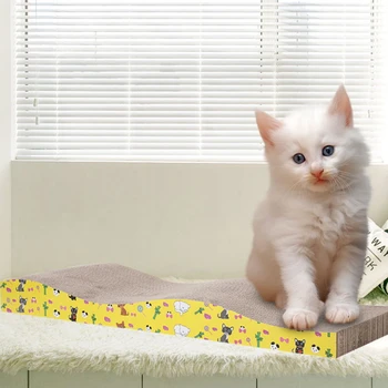 Когтеточка для кошек, когтеточка из гофрированного картона, интерактивная мебель для полировки когтей