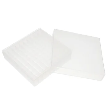 Криогенная Коробка Стеллаж для флаконов Пластиковый Ящик Для хранения Микротрубок Ящик Для хранения (100 лунок)