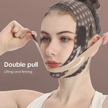 Маска для подтяжки подбородка, маски для лица, формирующие V-образную линию, маска для сна, моделирующая лицо, ремень для похудения, пояс для подтяжки лица, разглаживающий морщины на лице