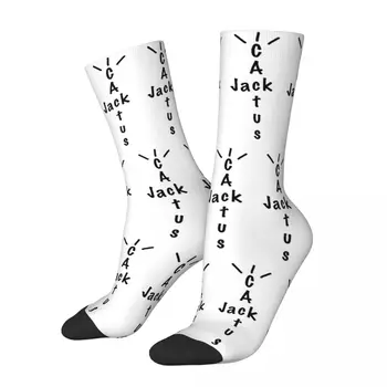 Модные носки с тематическим принтом Cactus Jack, распродажа носков в стиле хип-хоп с Трэвисом Скоттом, мягкие носки средней длины, впитывающие пот