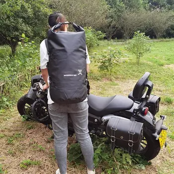 Мотоциклетные багажные сумки Многофункциональная водонепроницаемая задняя сумка для задних сидений Велосипеда портативная спортивная сумка с плечом для пеших прогулок