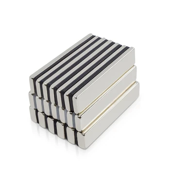 Неодимовый магнит 50x10x2/3/4/ прямоугольный блок 5 мм Прочный Ectromagnet NdFeB мощный Постоянный магнитный редкоземельный элемент