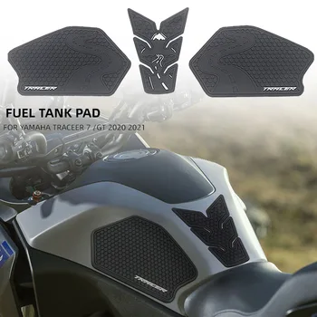 Нескользящие Боковые наклейки на топливный бак мотоцикла, водонепроницаемая накладка, резиновая наклейка для TRACER700, Tracer 700, Tracer 7 GT 2020 2021