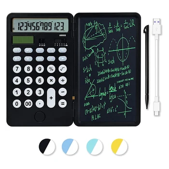 Офисные настольные Калькуляторы с 12-значным дисплеем и Стираемым письменным столом, подходящие для офиса, школы и бизнеса