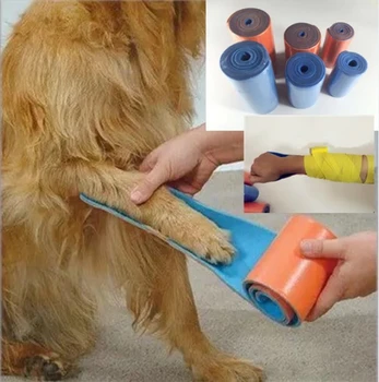 Пластиковая полимерная шина в рулоне для экстренной помощи домашним собакам и кошкам, пластина для фиксации переломов, принадлежности для домашних животных