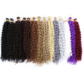 Плетение волос Bellqueen Water Wave Синтетические Кудрявые Косички для объемного наращивания волос крючком для женщин