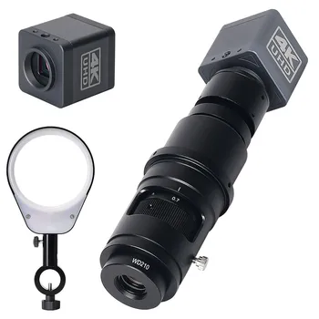Промышленная Камера 4K UHD 60FPS IMX 334 Type-C С Электронным Автофокусом и 180-Кратным Зумом, Цифровой Микроскоп для Ремонта Телефонов, Пайки печатных Плат