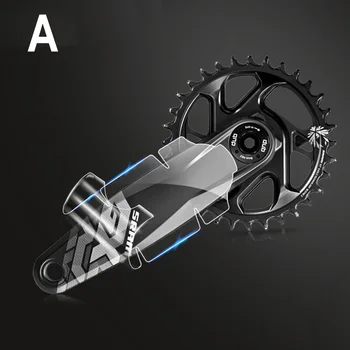 Прочная кривошипная наклейка Клейкие Наклейки для велосипеда Высокое качество MTB Несколько вариантов размера Протектор Совершенно новая Горячая распродажа