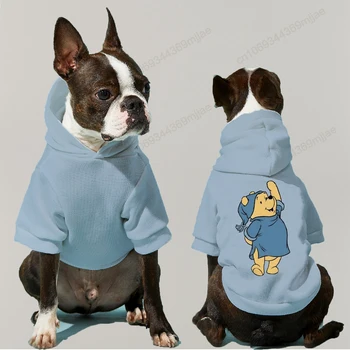 Пуловер Одежда для Собаки Костюм Минималистичный Модный Костюм для Собак Одежда Для кошек Зоотовары Одежда для Мопсов Зима 2023 Большой