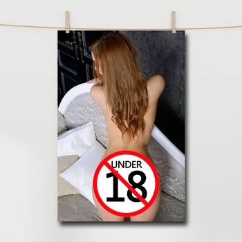 Сексуальная молодая девушка, женское фото, Декоративные плакаты и принты, картина на холсте, настенная картина для взрослых, модель для домашнего декора в спальне