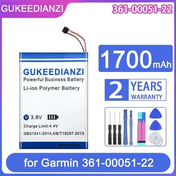 Сменный аккумулятор GUKEEDIANZI 3610005122 1700 мАч для Garmin 361-00051-22 GPS