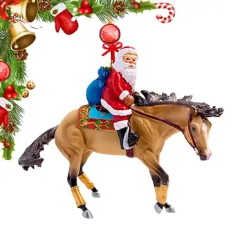 Украшение в виде лошадки для рождественской елки, милая подвеска в виде лошадки для рождественской елки, 2D акриловая поделка, подвеска для рождественской елки. вечеринка.